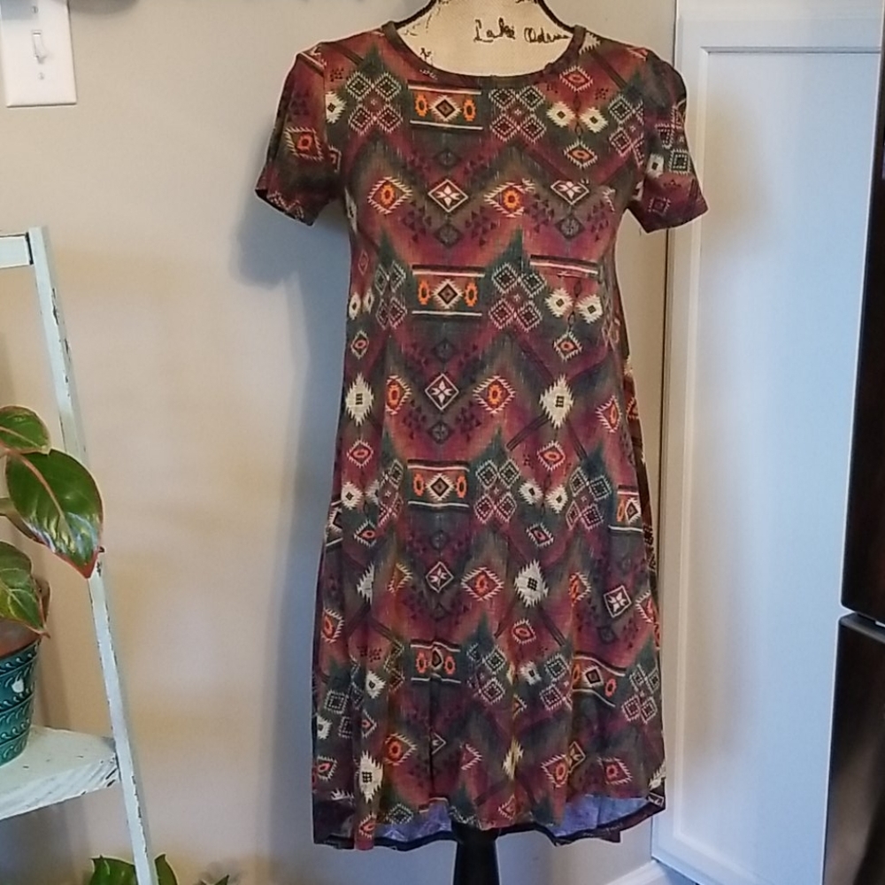 LuLaRoe Aztec Carly (Carly dresses 2 for $25 or 3 for $30)